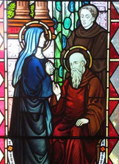 St Benedict Stain Glass